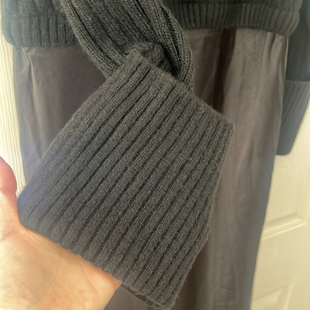 Chic Black Long Sleeve Dress - Picture 4 of 5
